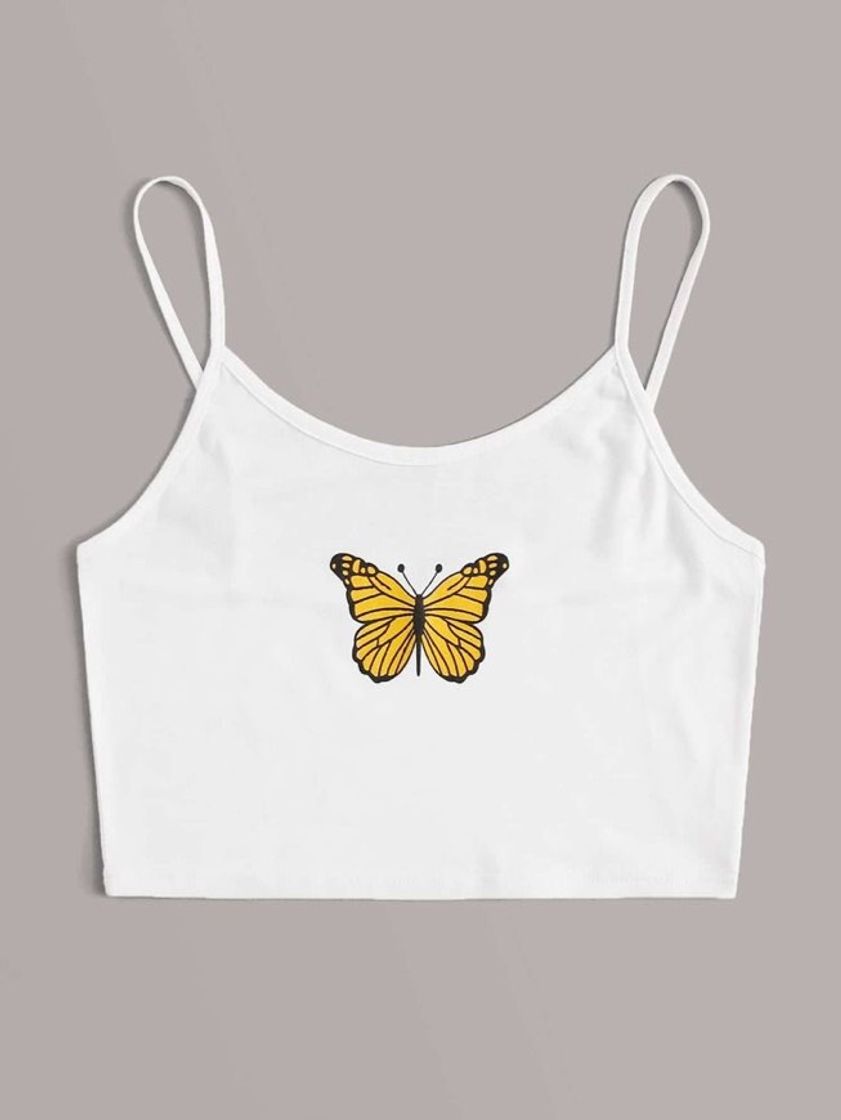 Fashion Cropped borboleta