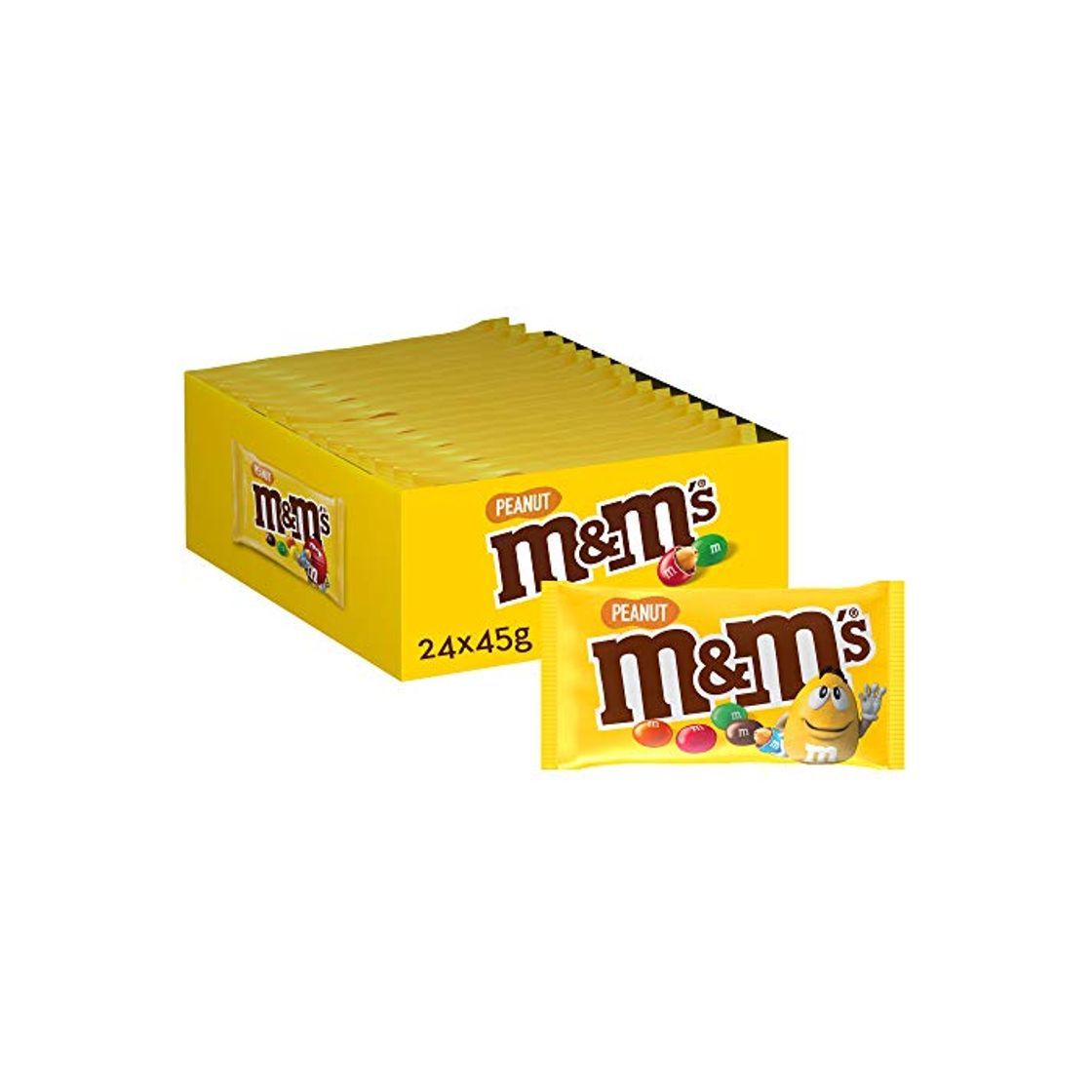 Producto M&Ms Peanuts Snack en Bolitas de Colores de Cacahuete y Chocolate con