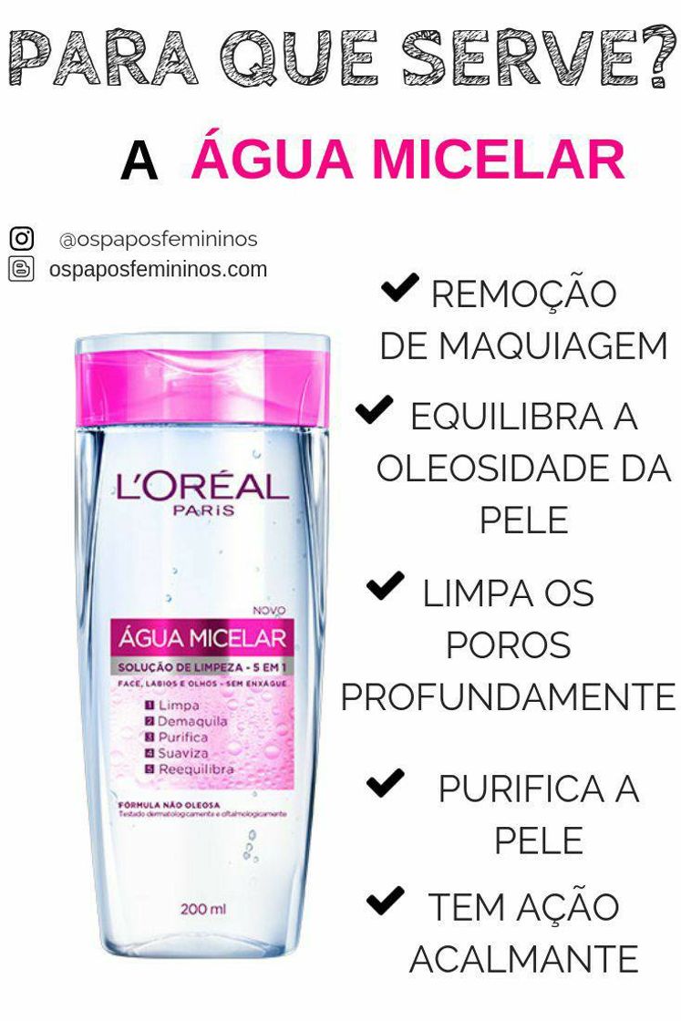 Moda Água micelar