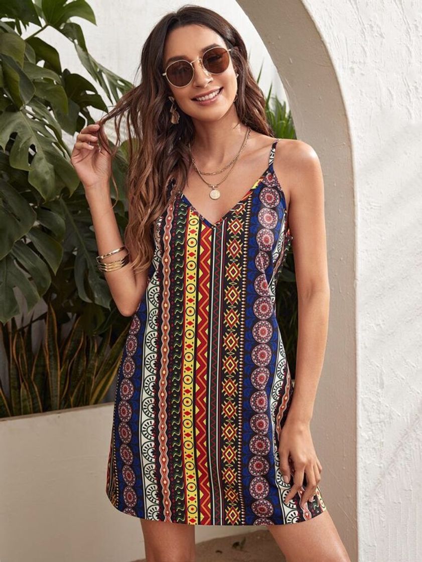 Moda vestido tribal