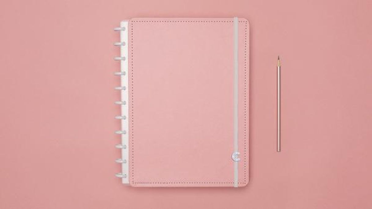 Fashion Caderno Inteligente Rose Pastel