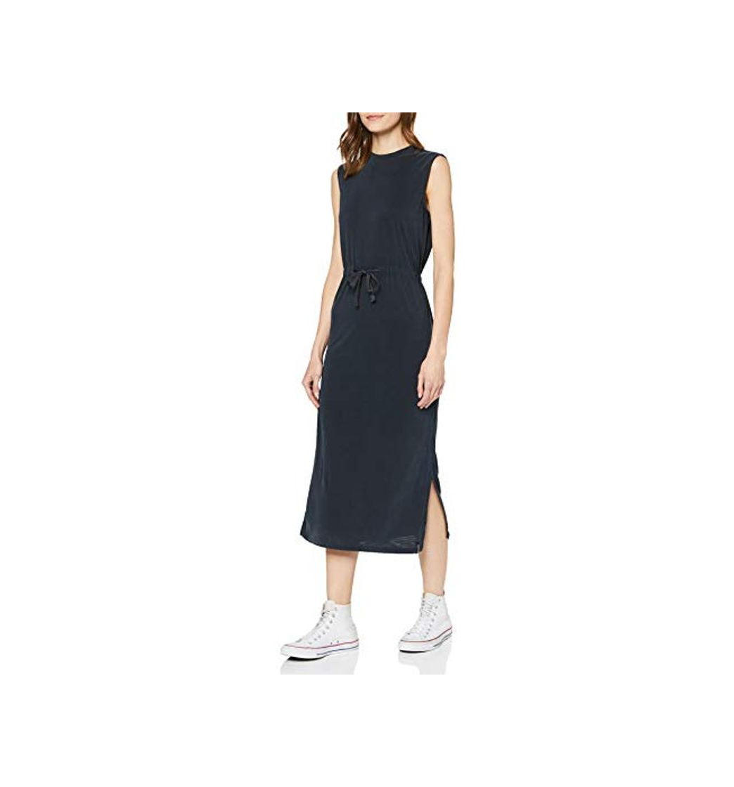 Moda Superdry Desert Drawstring Midi Dress Vestido, Negro