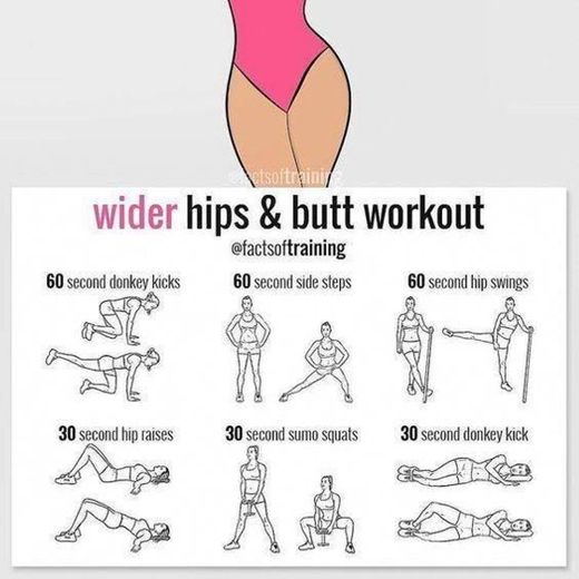 wider hips & butt workout