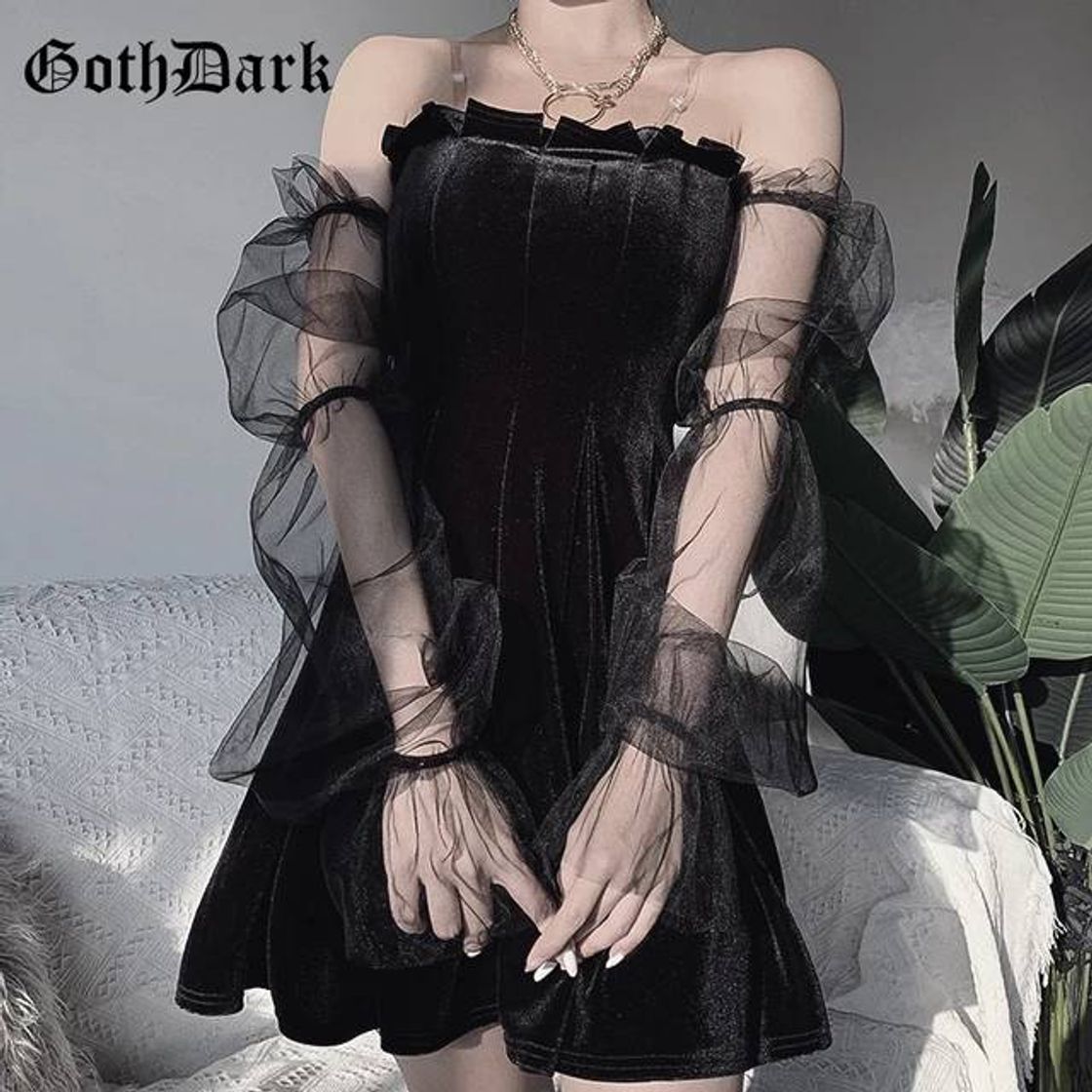 Social Vestido preto/𝐸-𝑔𝑖𝑟𝑙