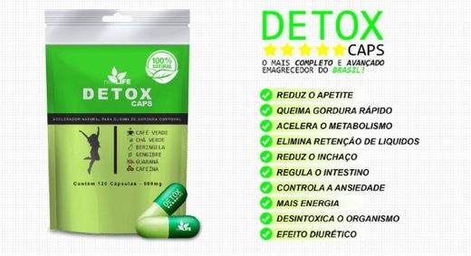 Detox Caps – Site Oficial – O Emagrecedor mais Completo do Brasil