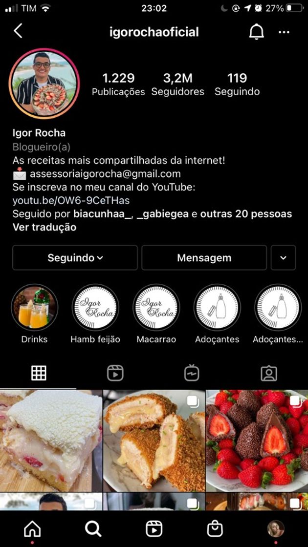 Moda Conta do Instagram 