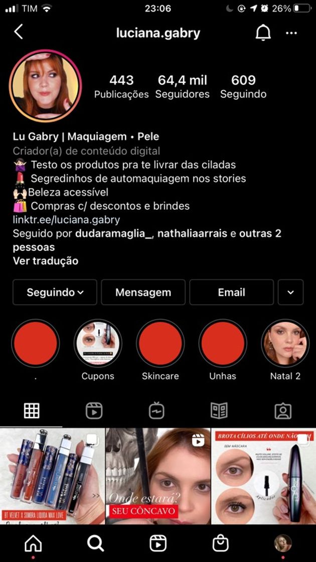 Moda Conta do Instagram 