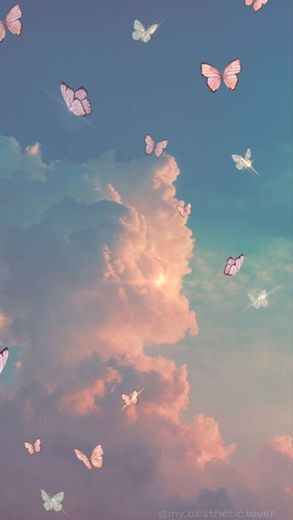 Céu e borboletas 😍 