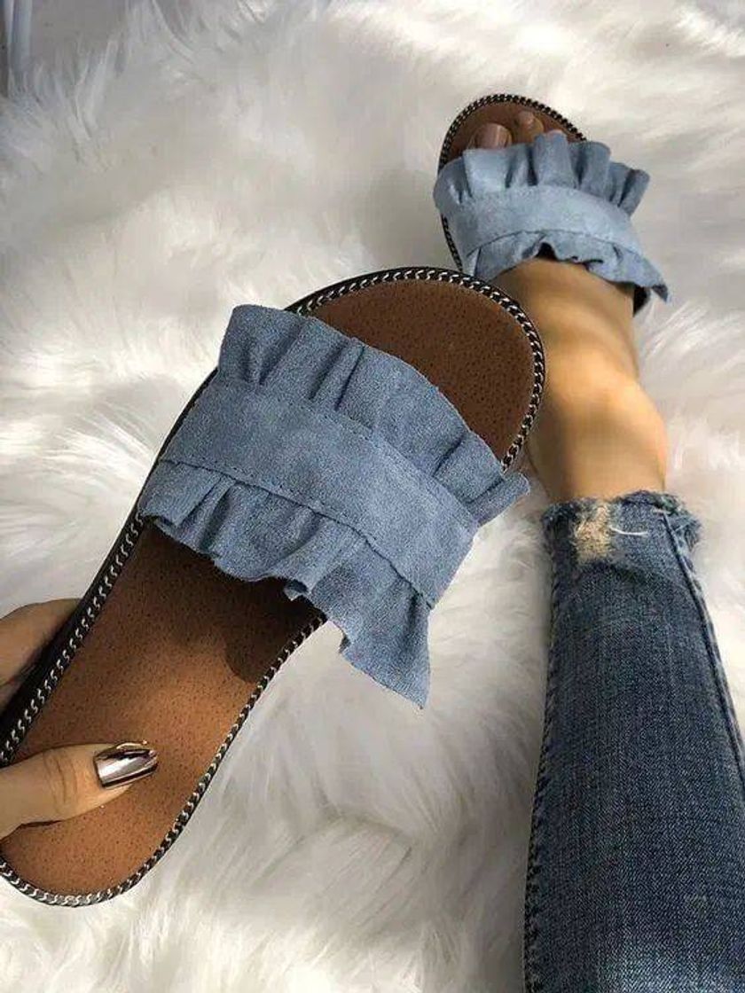 Moda Jeans nos pés... Estilo 😘