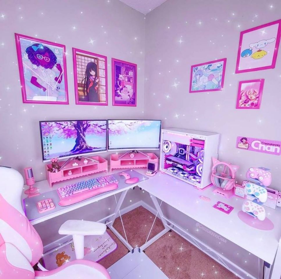 Moda Setup Gamer rosa