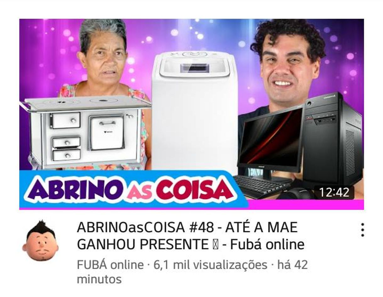 Moda Fuba online, canal do YouTube .. Entretenimento e diversão