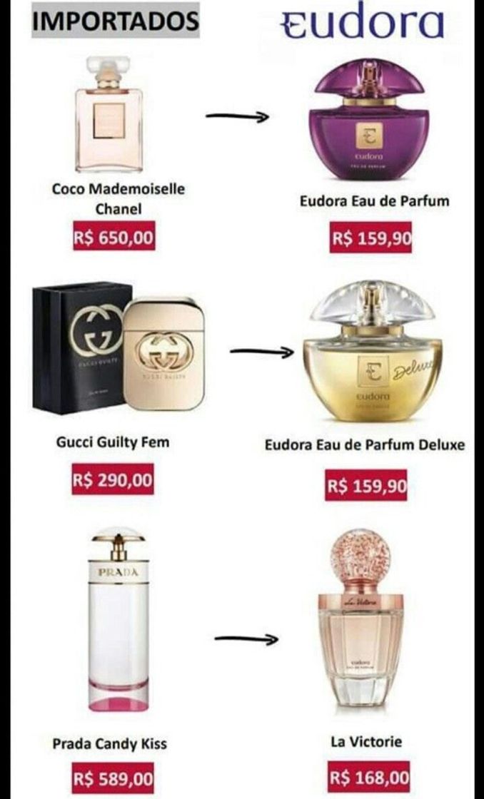 Moda Perfumes similares aos importados 