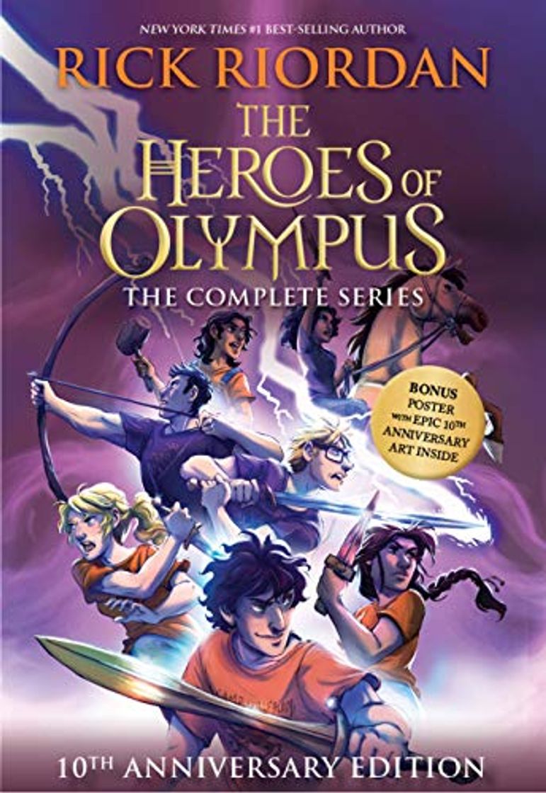 Libro The Heroes of Olympus Set [With Poster]