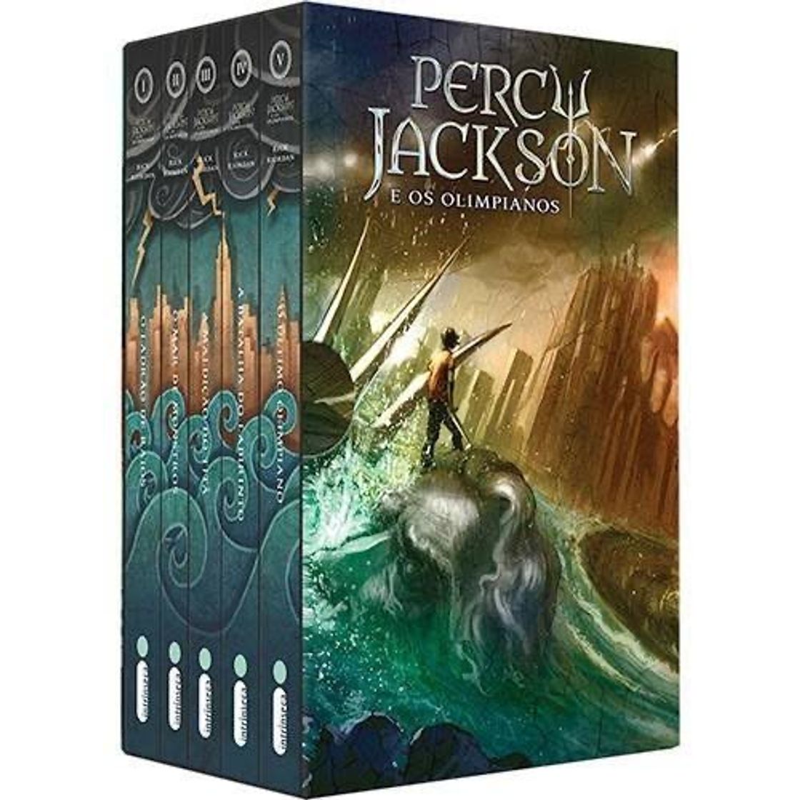 Book Percy Jackson Rick Riordan 5 Books Collection Pack Set(Percy Jackson and the