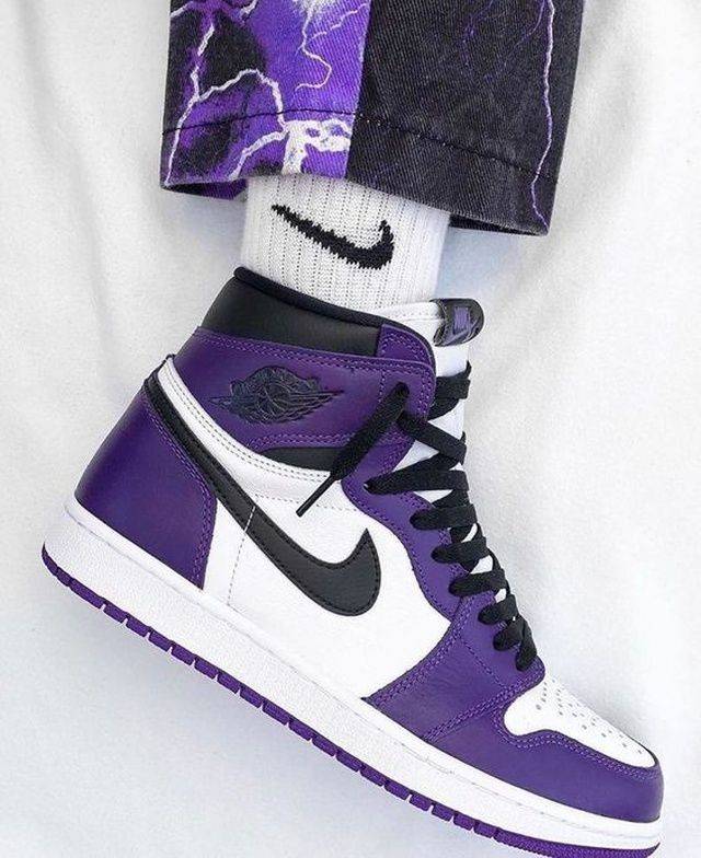 Fashion Jordan 1 Purple💜