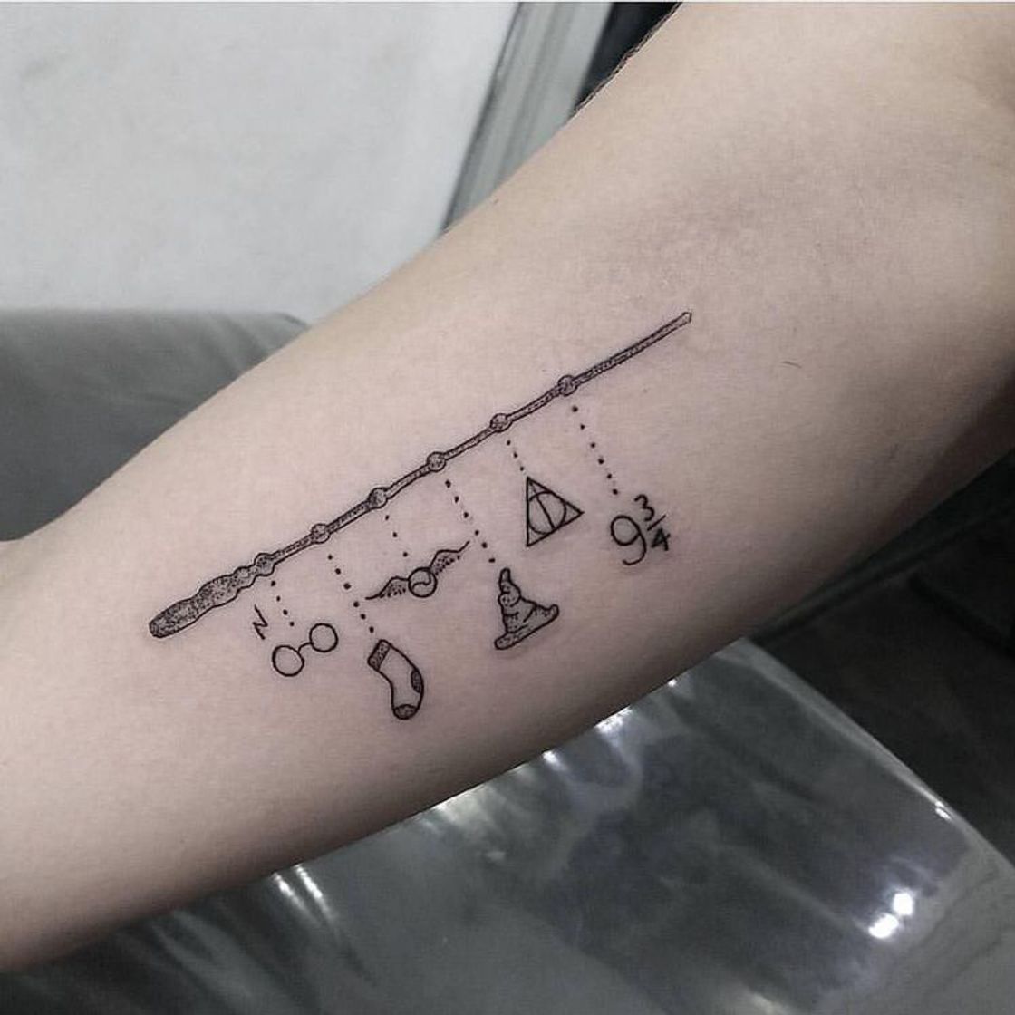 Fashion Tatto Harry Potter 🖤