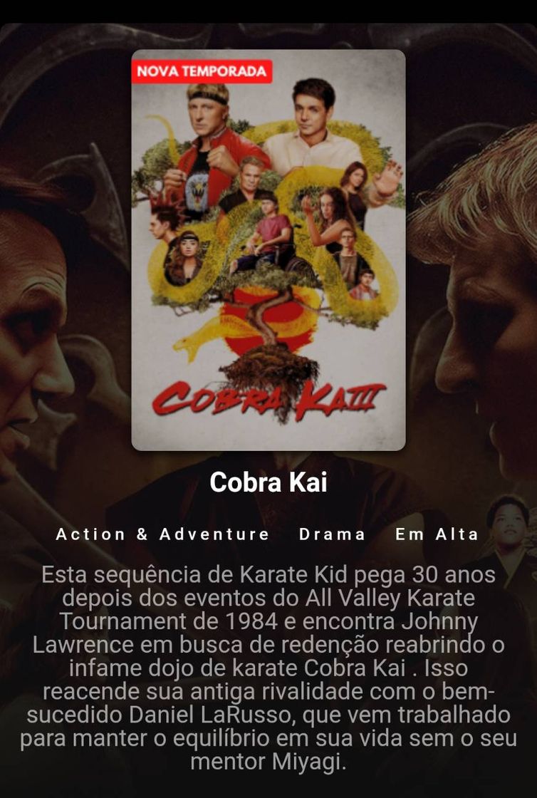 Moda 
Dublado

Cobra Kai Nunca Morre


