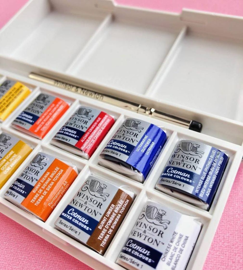 Producto Aquarela Winsor & Newton Cotman 12 cores em pastilha 