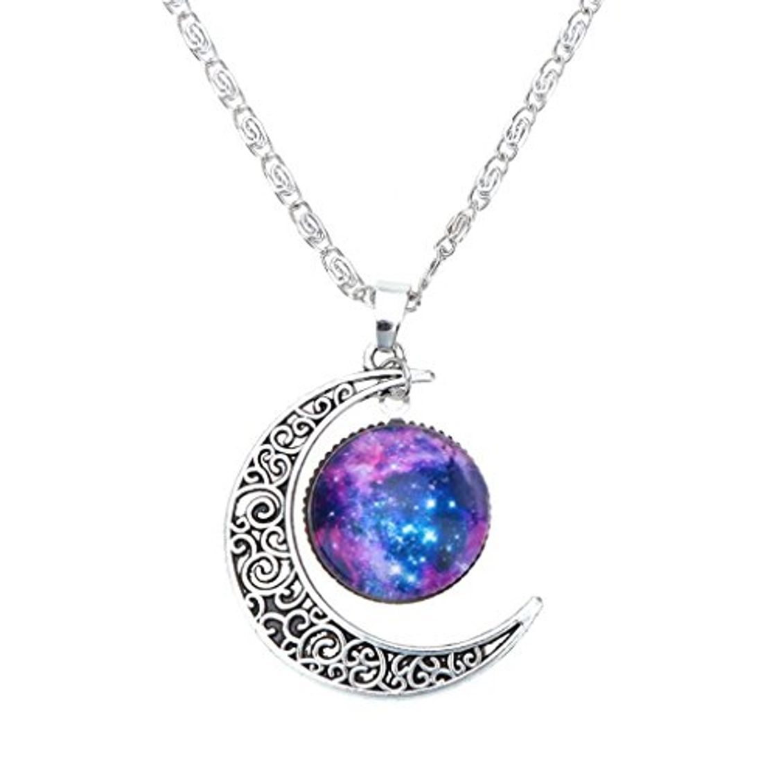 Social Collar Cadena Ajustable Colgante Luna Creciente Joyería Regalo para Mujer Moda Color