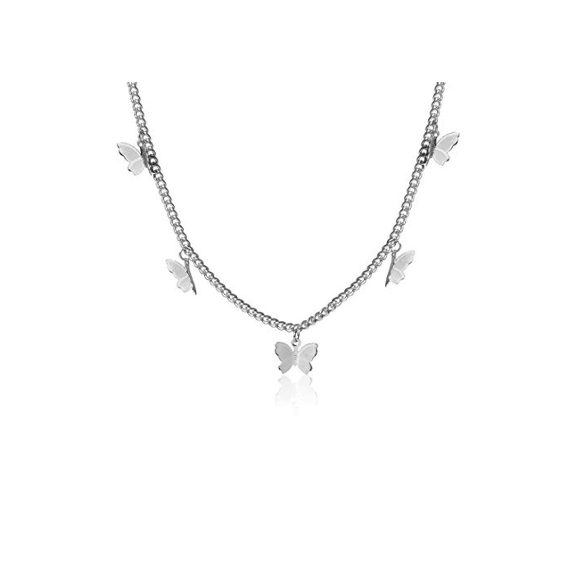 Social GVUSMIL Mariposa Collar para Mujer Muchachas Y Colgante Gargantilla Cadena Collar Encanto Joyería Regalo para Su