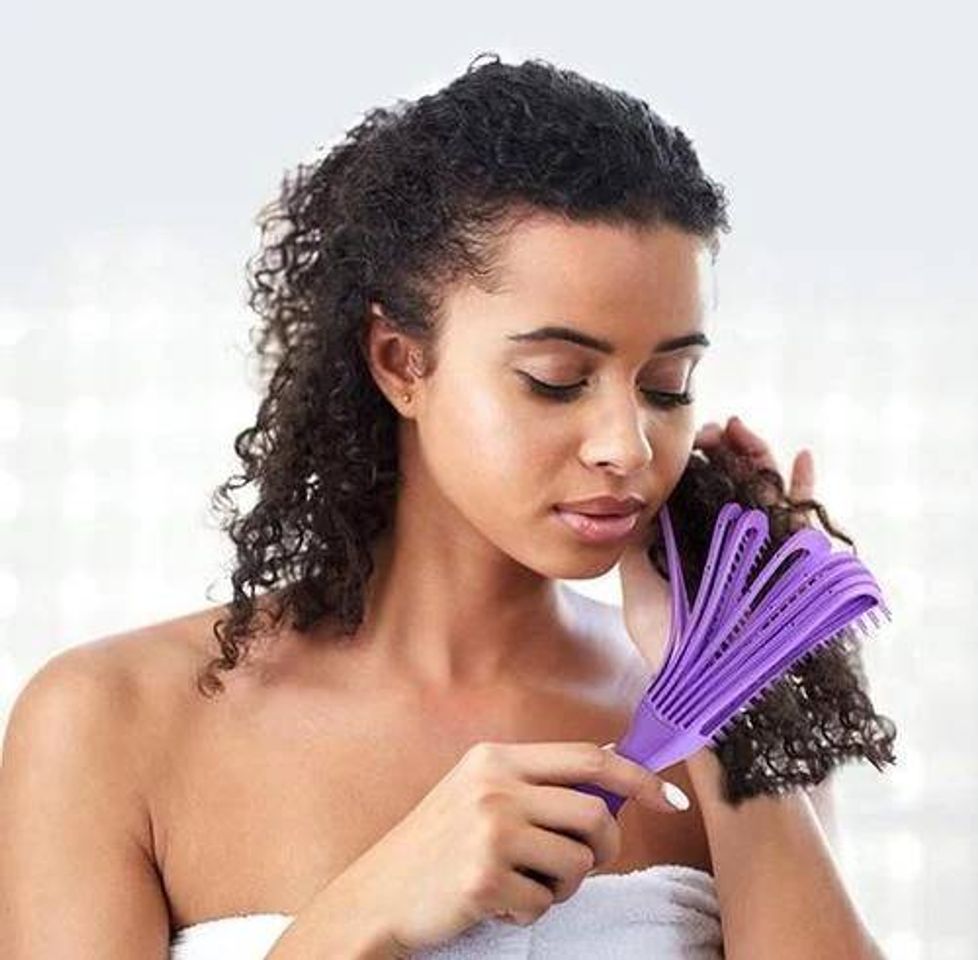 Social Escova para Cabelo Cacheado ou Crespo