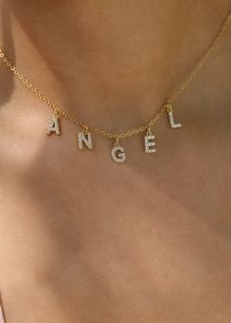 Fashion Colar “A N G E L”