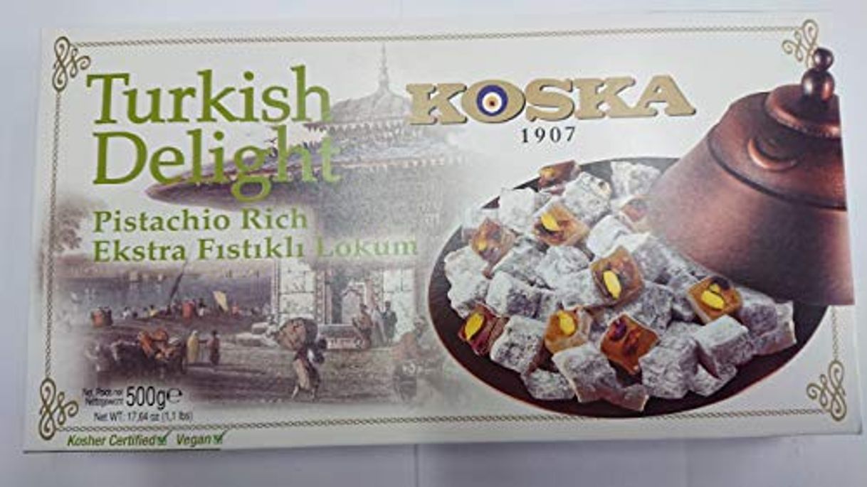 Lugar Delicias turcas con pistachos 500g Turkish delight with Pistachios 500g