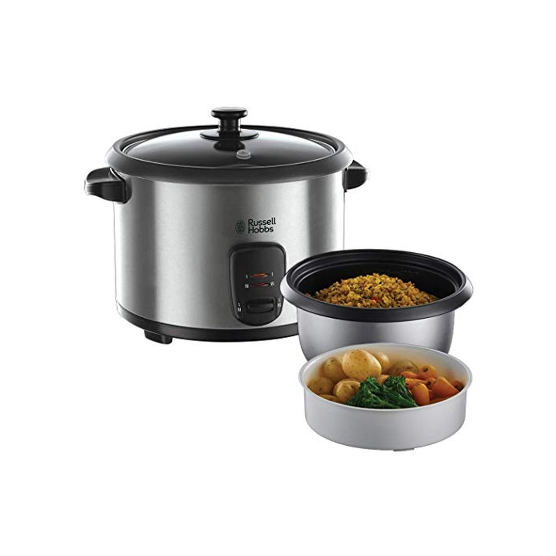 Social Russell Hobbs Cook@Home 19750-56 - Vaporera y Arrocera