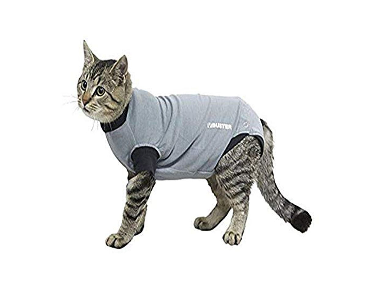 Product Buster Easygo - Body para gatos, Negro/Gris, S