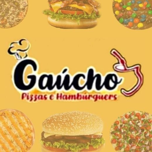 Gaúcho pizzas e hambúrgueres