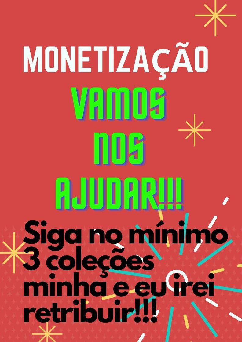 Moda Vamos nos ajudar a monetizar!👍