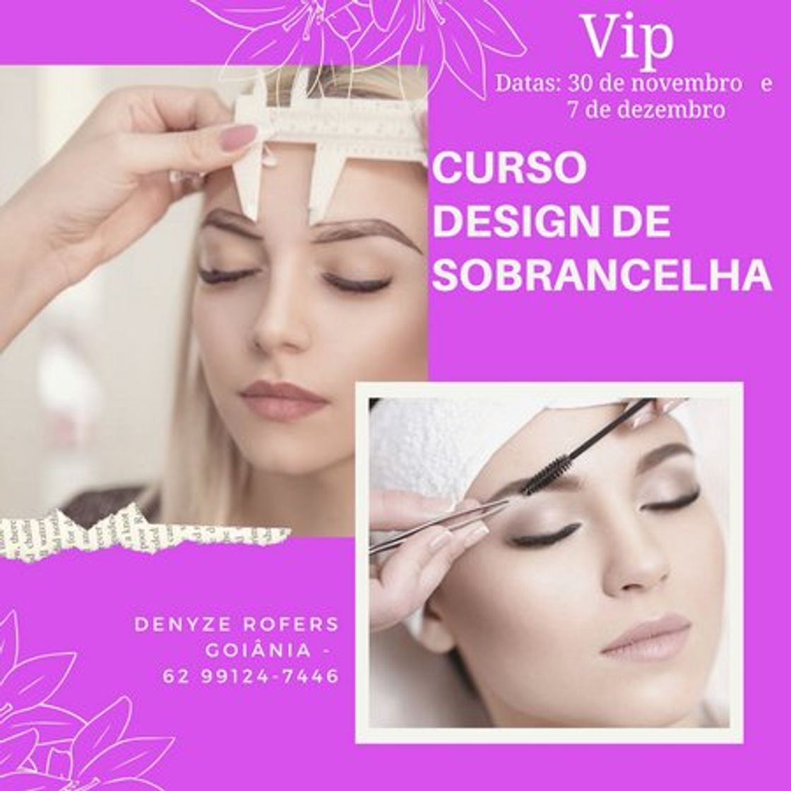 Social Curso designer de sobrancelha.