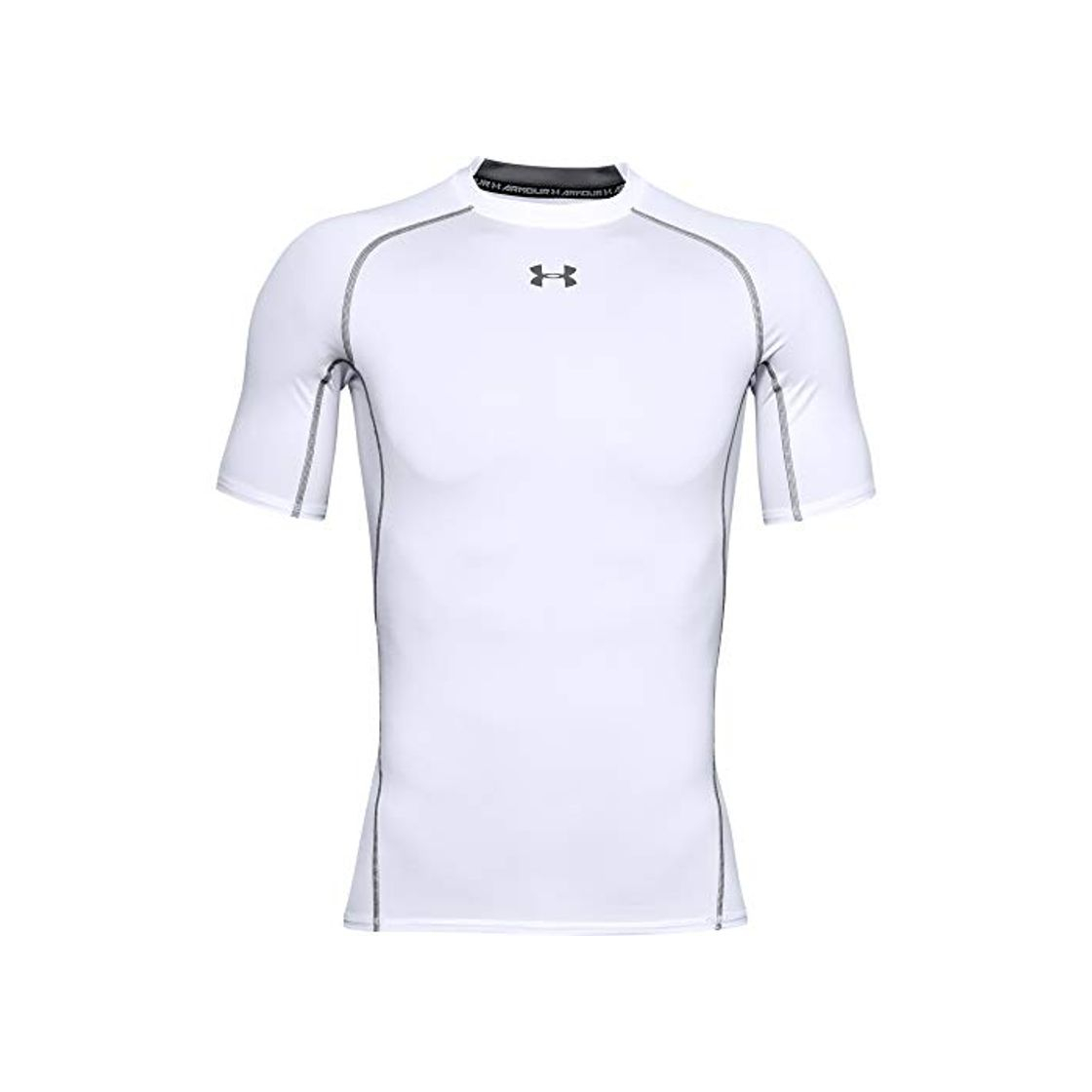 Social Under Armour UA Heatgear Short Sleeve Camiseta, Hombre, Blanco