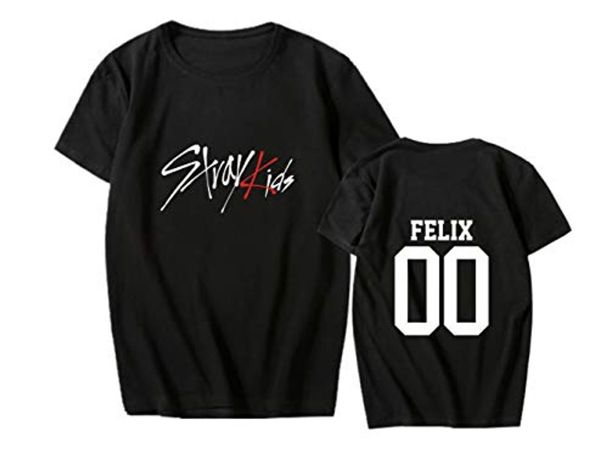 Moda Stray Kids I Am You Manga Corta Camisetas StrayKids Camiseta Bang Chan Changbin Hyunjin Han Felix Seungmin