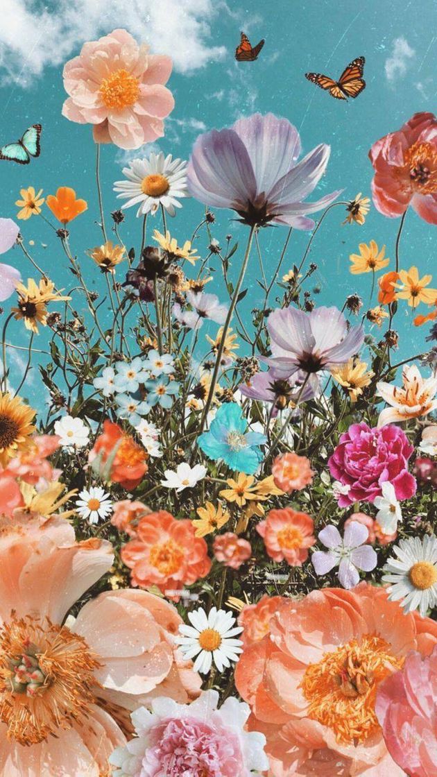 Fashion Wallpaper Flower(Papel de Parede Flores)