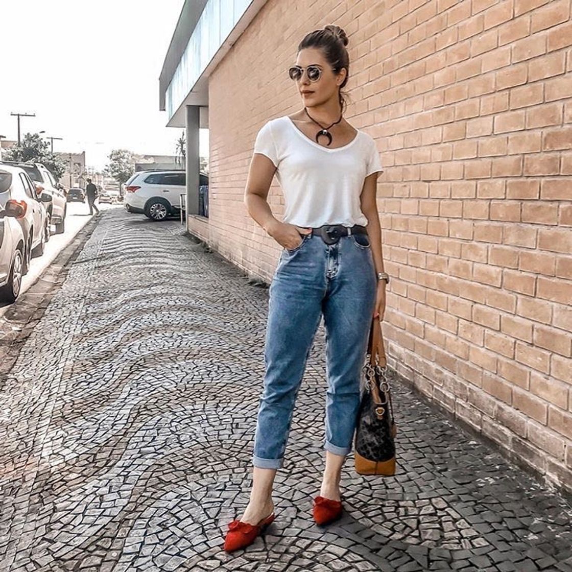 Fashion look com mule colorido❤️✨