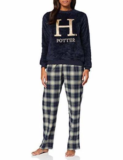 Women's Secret Potter HP WR Harry PJ Conjuntos de Pijama, Azul
