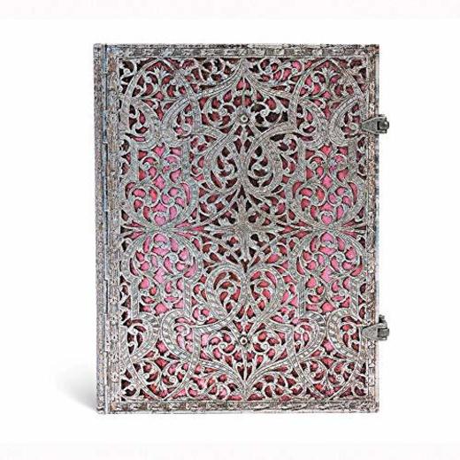 Silver Filgree Blush Pink, 23.5 x 18 cm