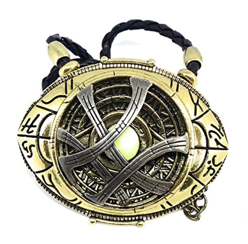 Moda **PREMIUM QUALITY** Dr Strange Eye of Agamotto Medallion. Free GIFT Bag with