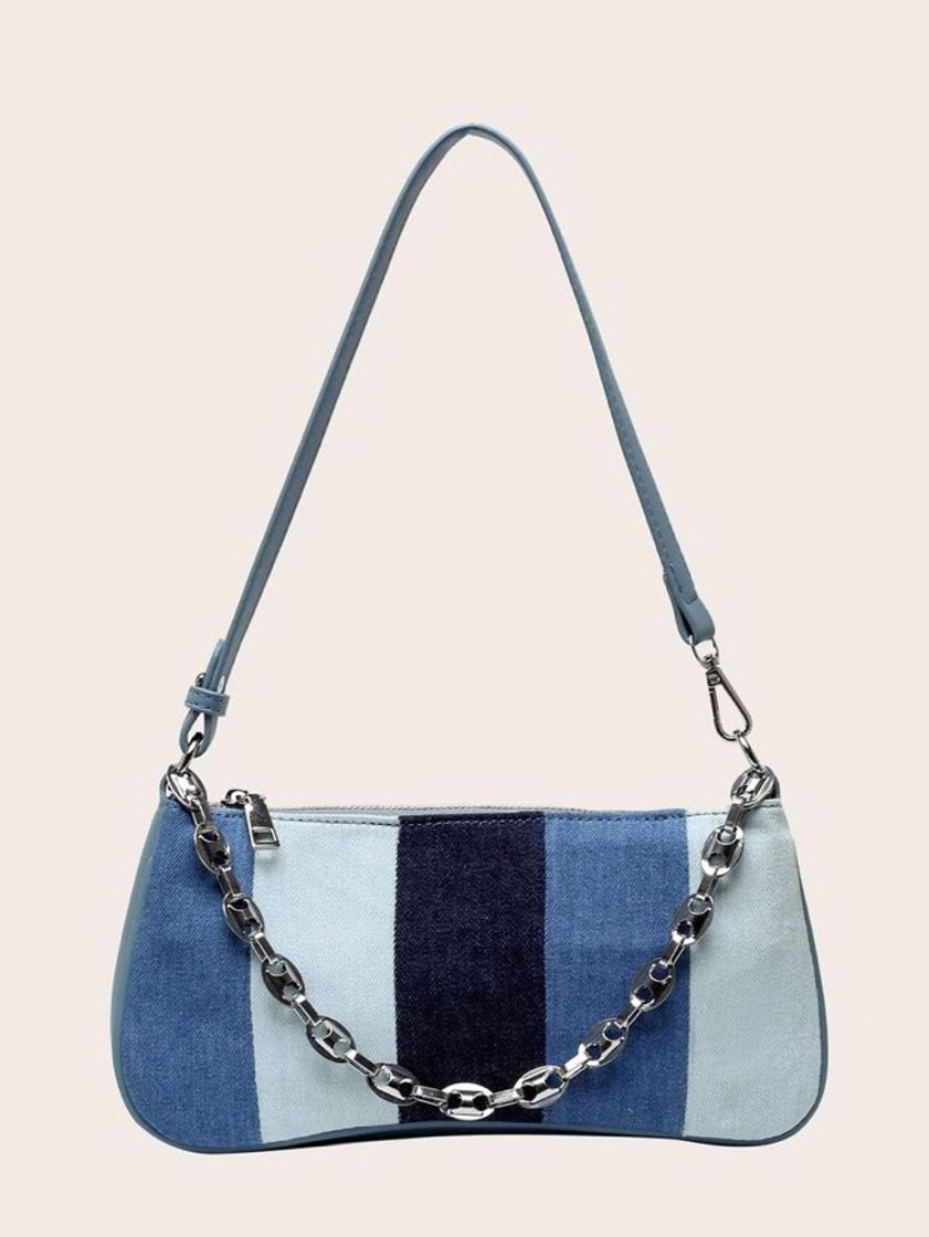 Fashion bolsa lateral jeans