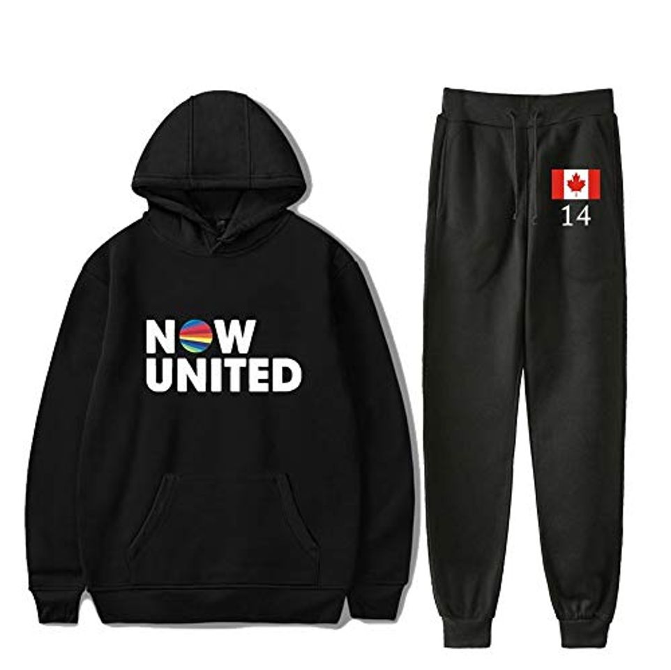 Moda WAMNI Fashion 2020 Now United Conjunto de dos piezas con capucha y pantalones largos con la bandera de Alemania Sina Deinert 12 Jersey unisex Harajuku