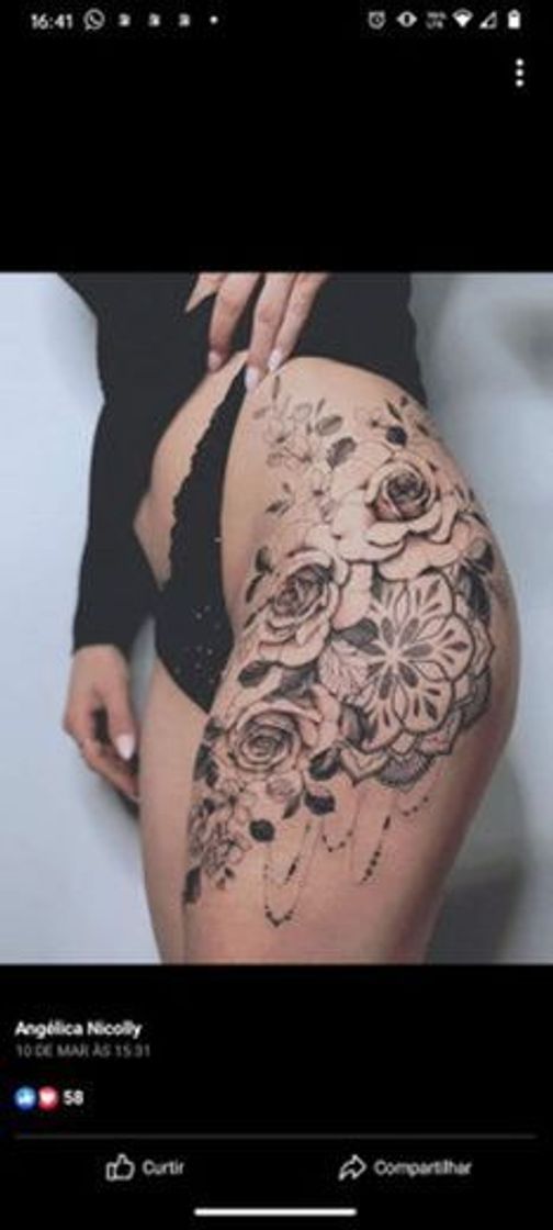 Belleza Linda está tatuagem🤗