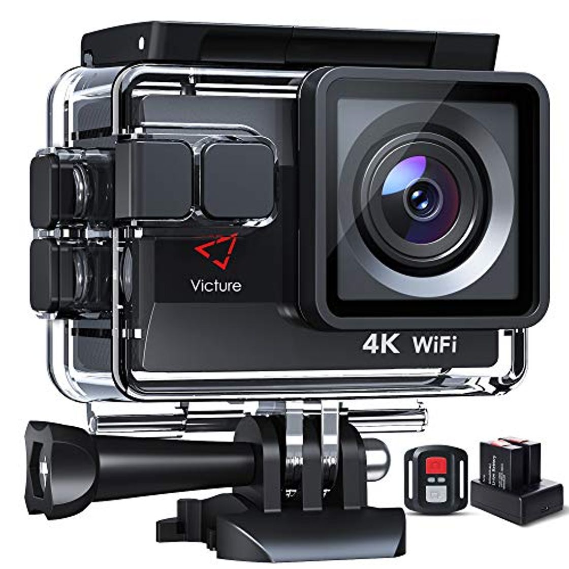 Electrónica Victure Cámara Deportiva Wifi 4k Ultra HD 20MP Action Camera Acuatica de