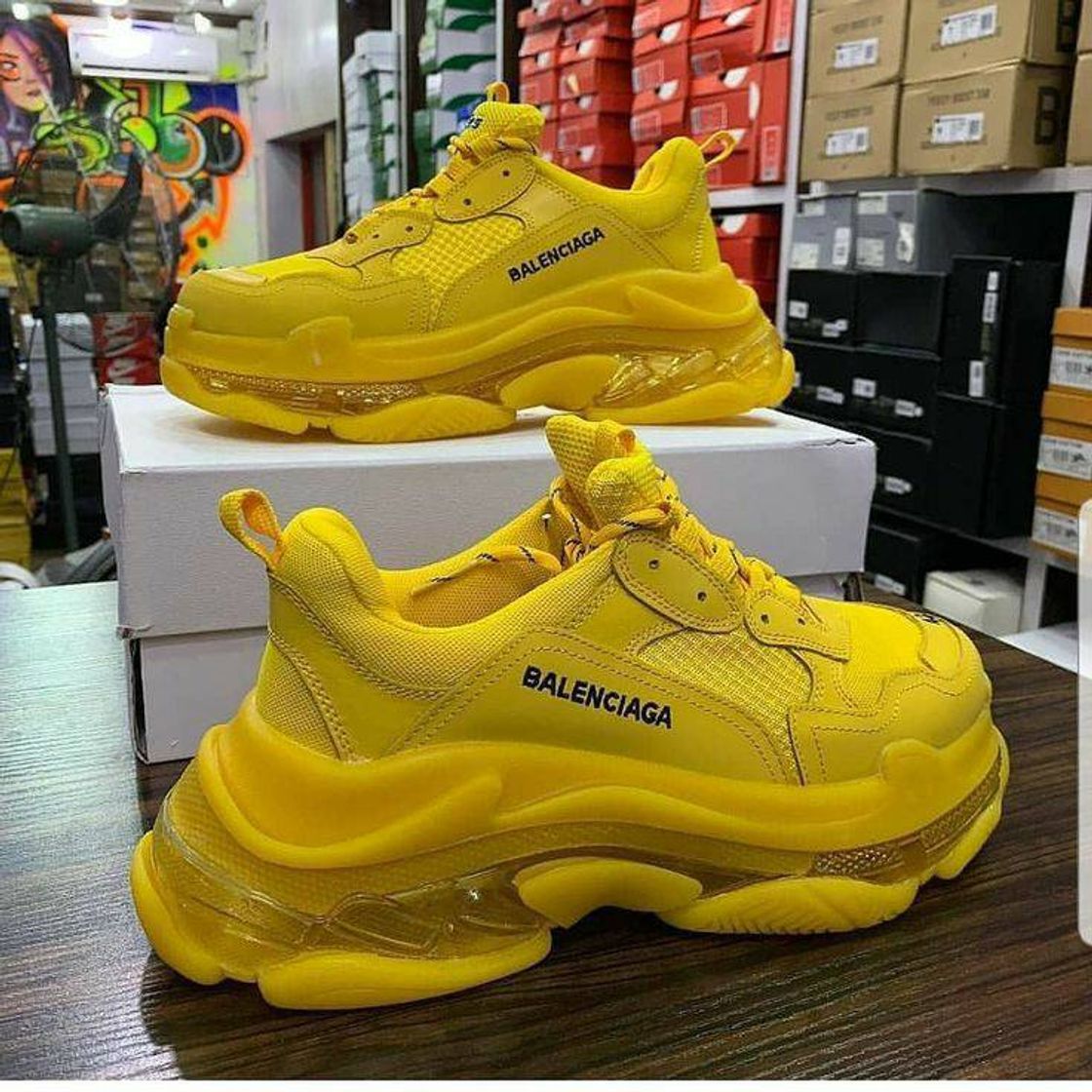 Moda Tênis balenciaga amarelo 