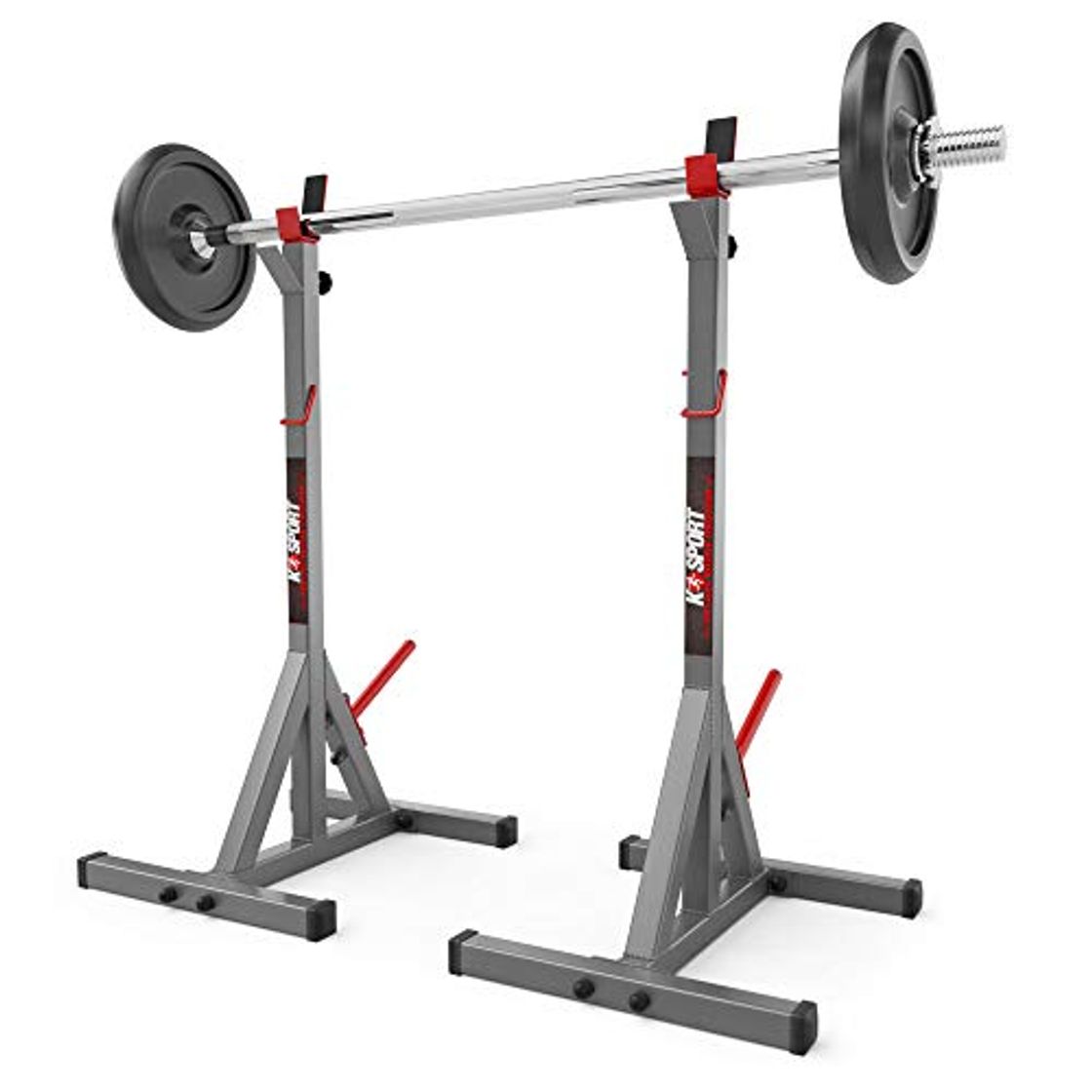 Productos K-Sport - Soporte olímpico para sentadillas - Soporte para pesas ajustable