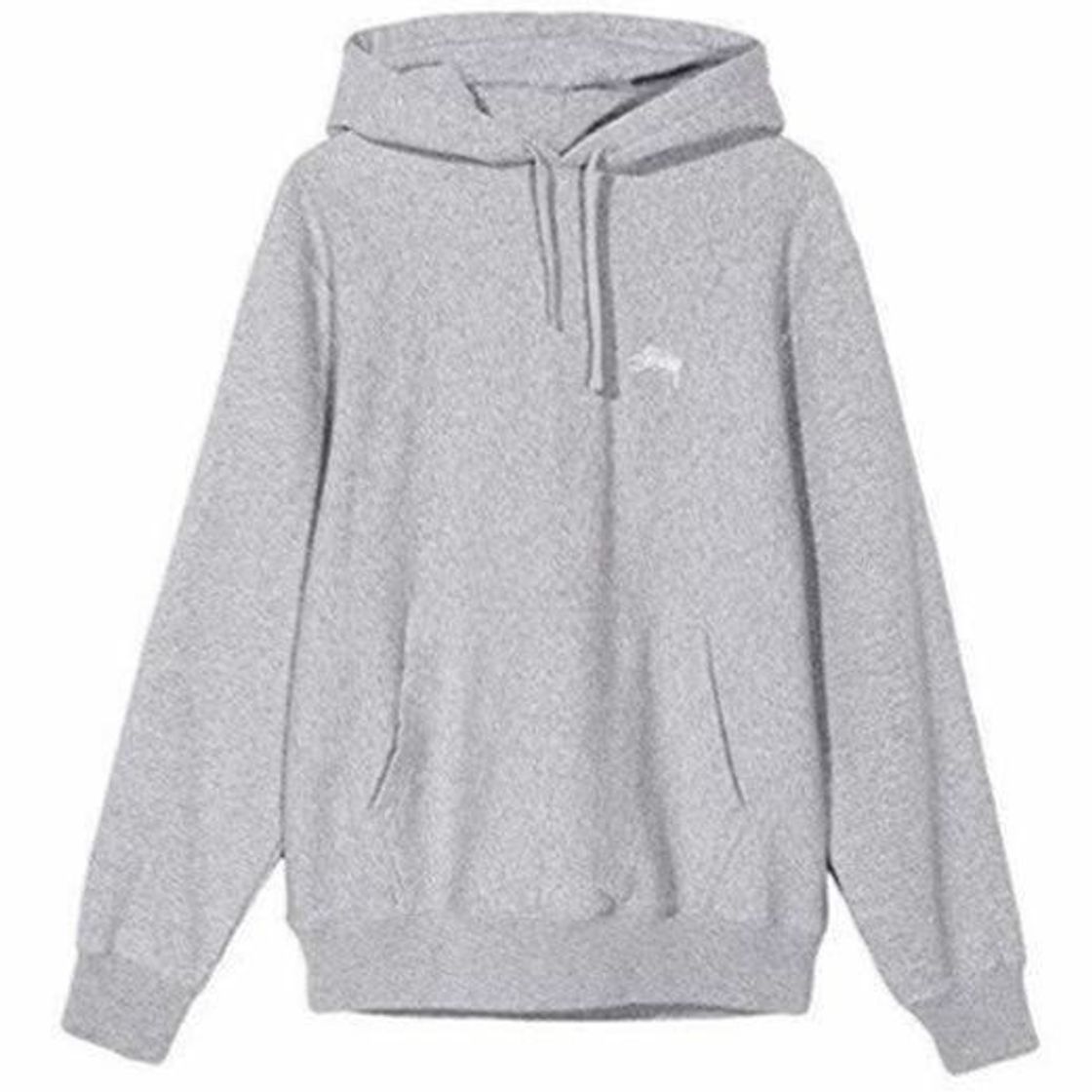 Moda Stussy Stock Logo Sudadera Capucha Hombre Gris L