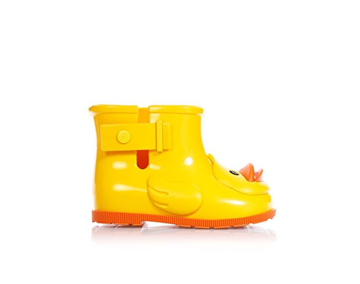 Moda Melissa Mini Infant Rain Duck Boot Plastic Pull On Yellow