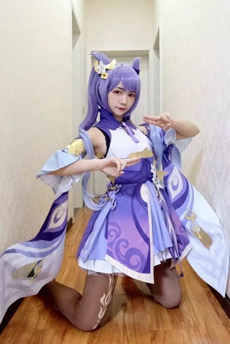 Fashion COSPLAY KEQING GENSHIN IMPACT