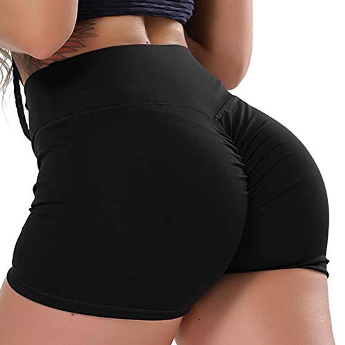 Social STARBILD Shorts Pantalones Deportes Cortos de Fitness Mallas para Mujer Elástico de