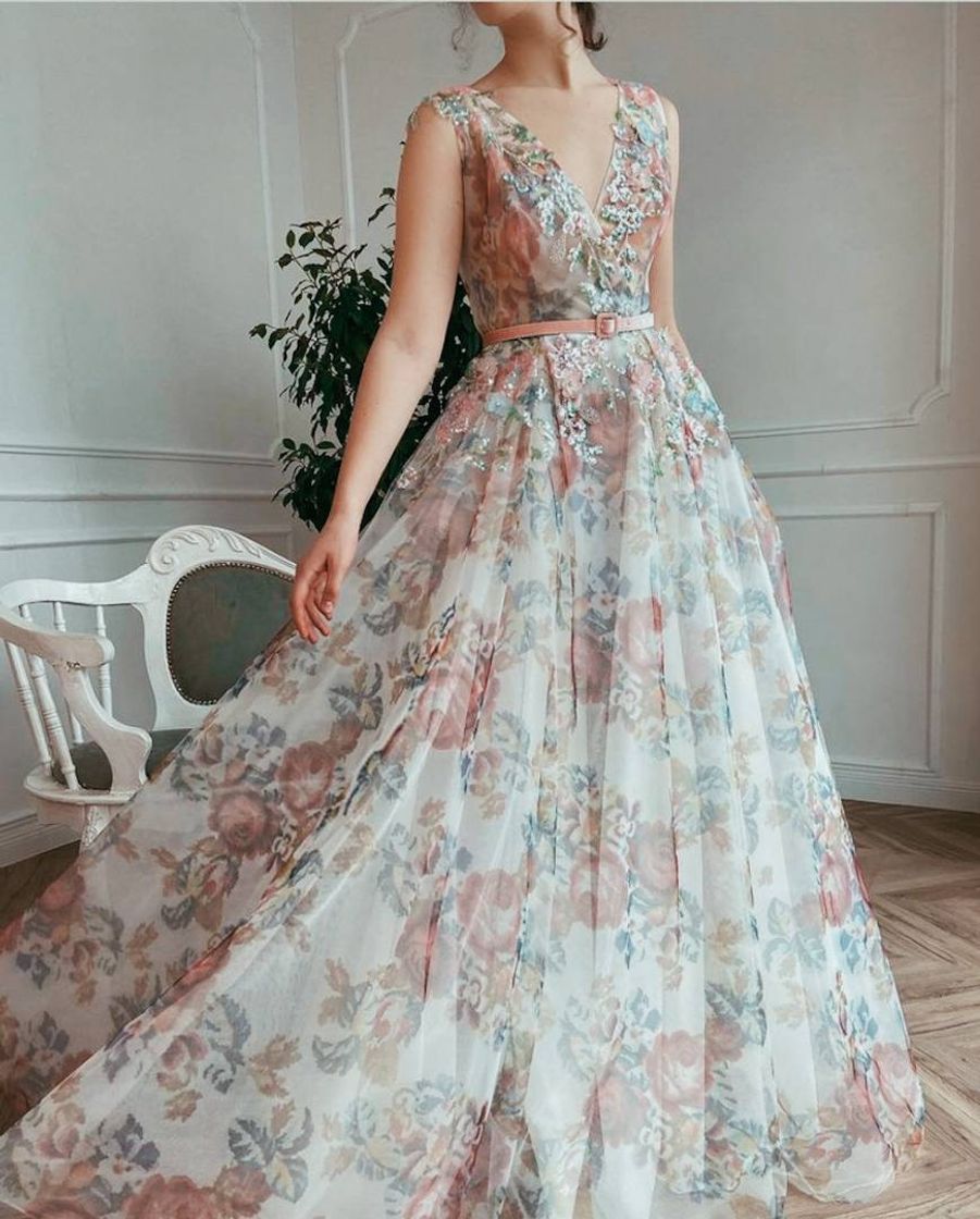 Moda vestido floral